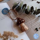 Small Pyrography Wildflower Mushroom