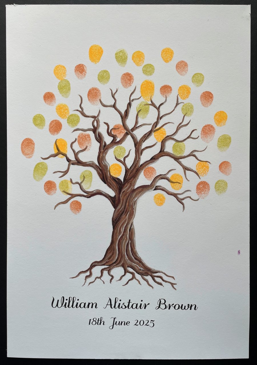 Twisted willow guest book tree