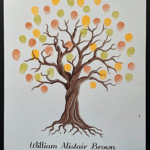 Twisted willow guest book tree