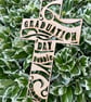 Personalised special occasion cross decoration - Image 6