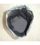 Toilet Roll Holder 2 Loo Roll Storage Basket Dark Grey Stem Leaves - Image 3
