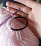 Pale pink crochet scrunchie - Image 1
