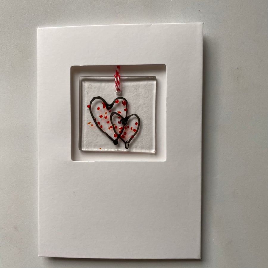 Two Hearts keepsake card