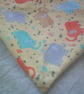 Colourful Elephants Dribble Bib - Image 4