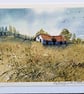 Broken Barn. Blank Card. Original Artwork 260198 - Image 2