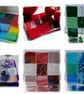  Fused Glass Trivet Trivet 16cm Dichroic Blue 019 - Image 5