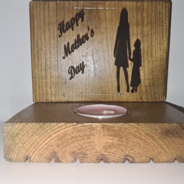 Mothers Day T light candle holder
