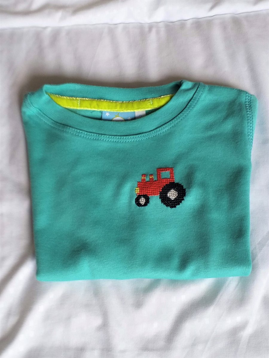 Tractor Long-sleeved T-shirt age 2