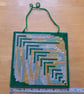 Wall art of an abstract leaf - adjustable hang length - Image 2