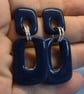 Linked Rectangle Drop Earrings - Image 6