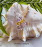 Amatrine Citrine & Amethyst Sterling Silver Earrings  - Image 1