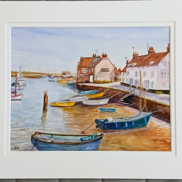 Wells next the Sea  Original Watercolour Painting