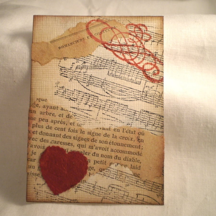 ACEO "If Music Be The Food Of Love"