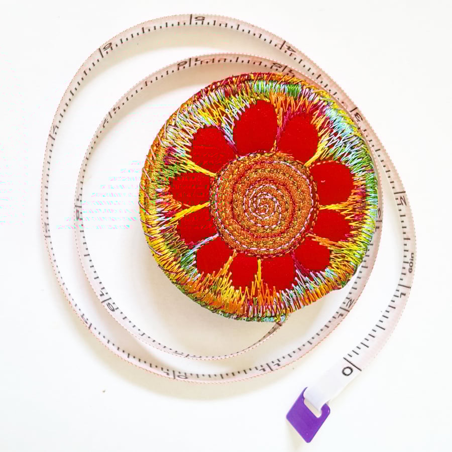 Free Machine Embroidery Retractable Tape Measure 