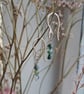 Moss Agate earrings.  - Image 1