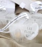 Personalized Feather Heart Bauble, Memorial Sympathy Christmas Ornament. Gift Bo - Image 2