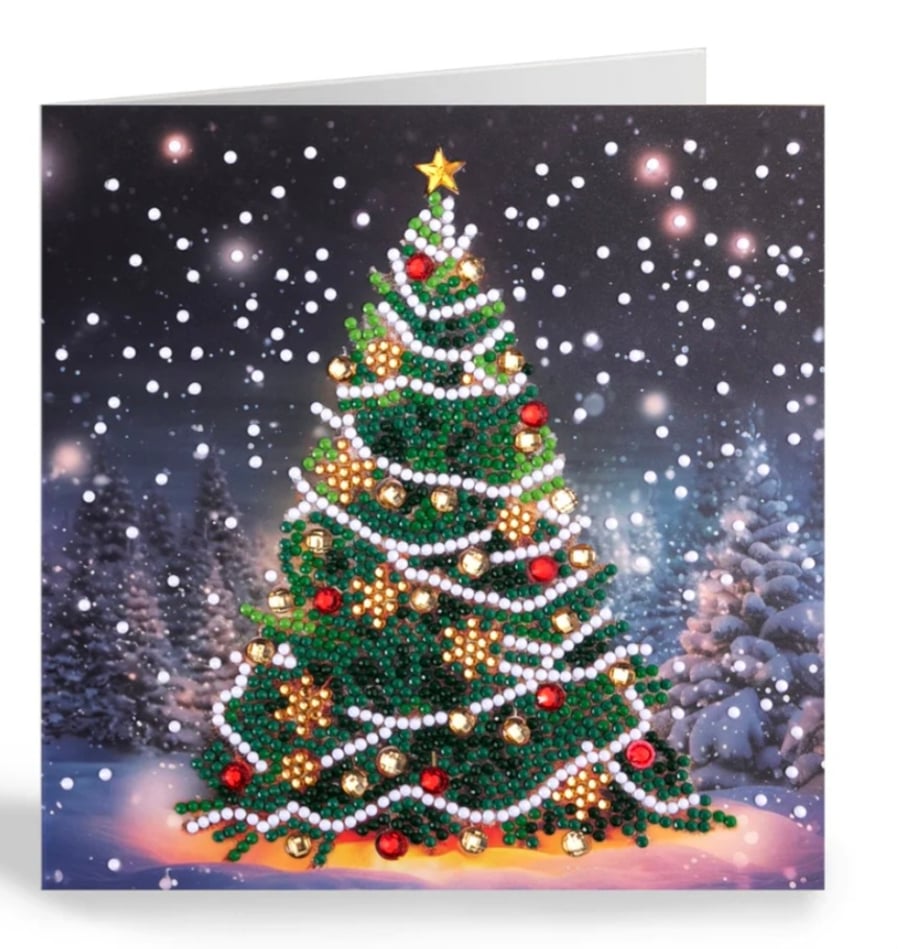 Xmas tree craft buddy diamond painting kit
