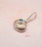 Apatite Sterling Silver Pendant Handmade 