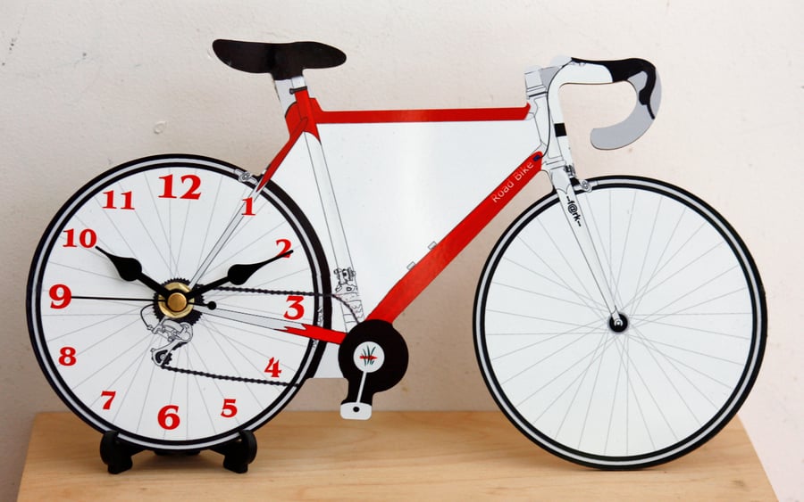Racing Bike Clock - 28cm wide, sent Post Free