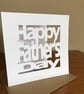Father's Day Cards on white or brown kraft card with envelope, insert, cello bag - Image 6