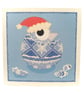 Pack of 4 Christmas Cards with Pysanka, bulk set of Ukrainian hatching egg cards - Image 4