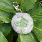 A Bind Rune Amulet Keyring for Good Health