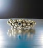 Organic Silver Droplet Ring with Zirconia - Image 4