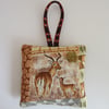 Gazelle Antelope Deer Lavender Bag with Hanging Loop