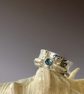 Silver Topaz Spinner Ring - Image 2