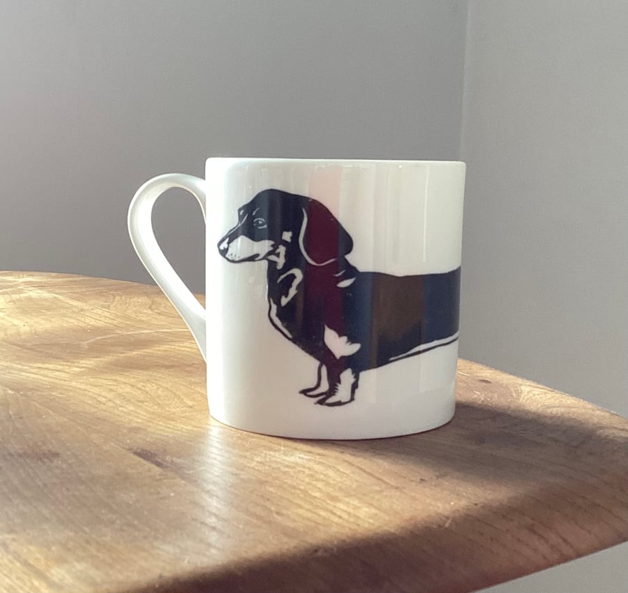 Dachshund Mug - ceramic, sausage dog, dog owner gift