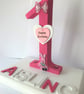Personalized 1st Birthday Plaque: Wooden Number Keepsake, Rabbit Decor - Image 9