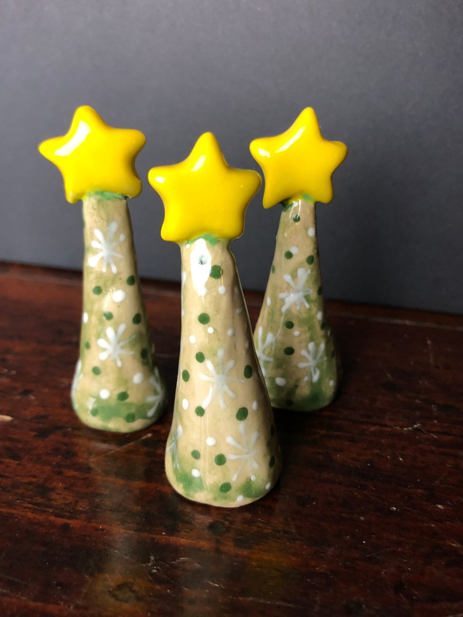 Teeny Christmas Tree with Star (snowflake)