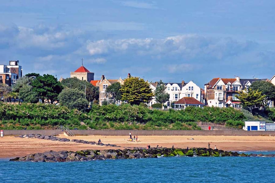 Clacton On Sea Beach Essex England UK Photograph Print