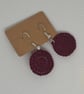 'soft circle' crochet earrings - Image 3