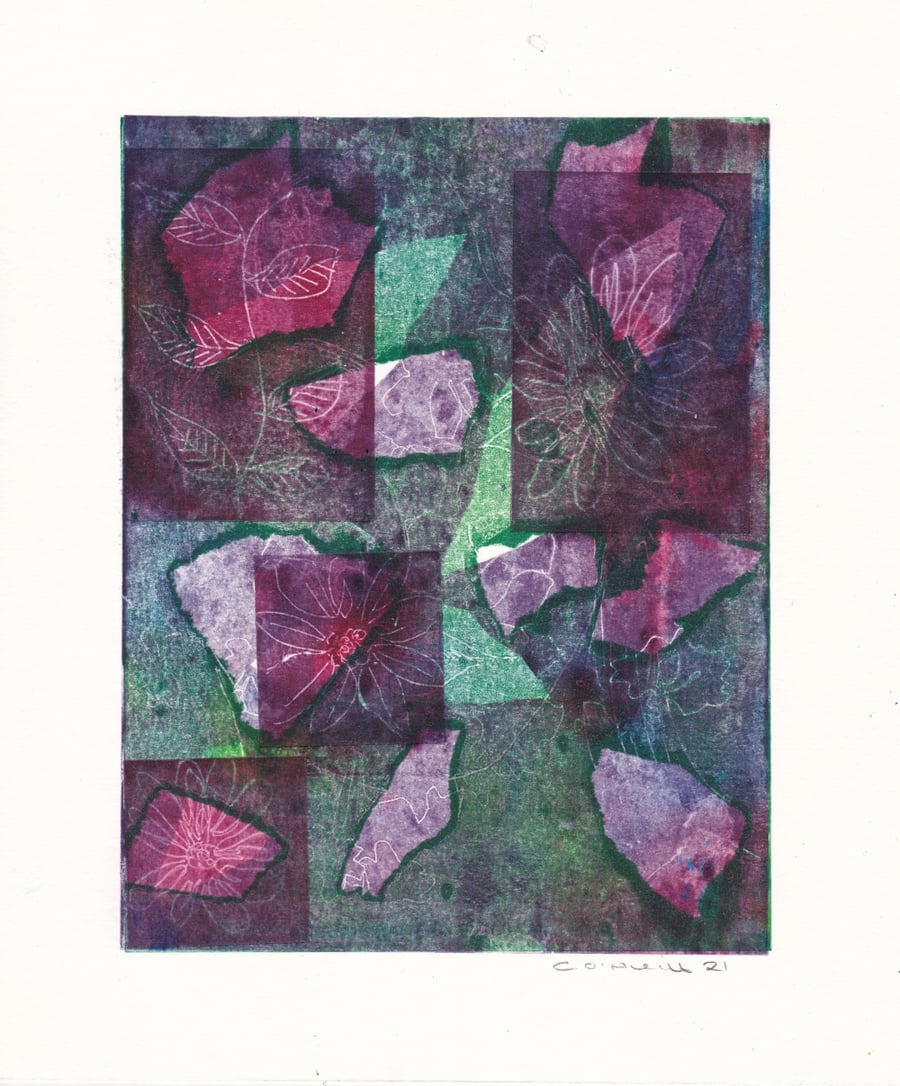 Song for September- Monoprint