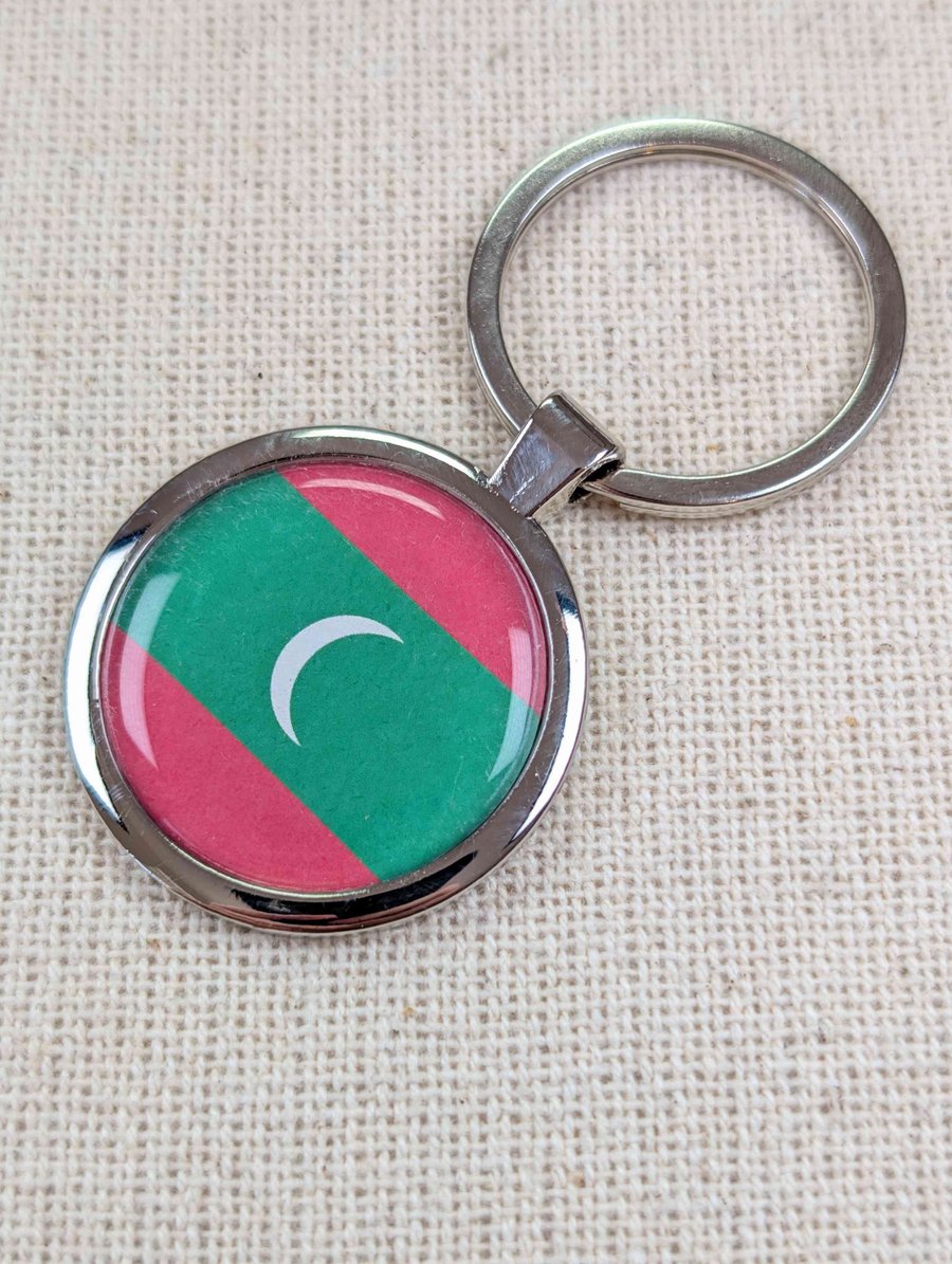 Maldives Flag Keyring
