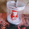 Polymer Clay Christmas Jumper Pig Hanging Bauble Jar