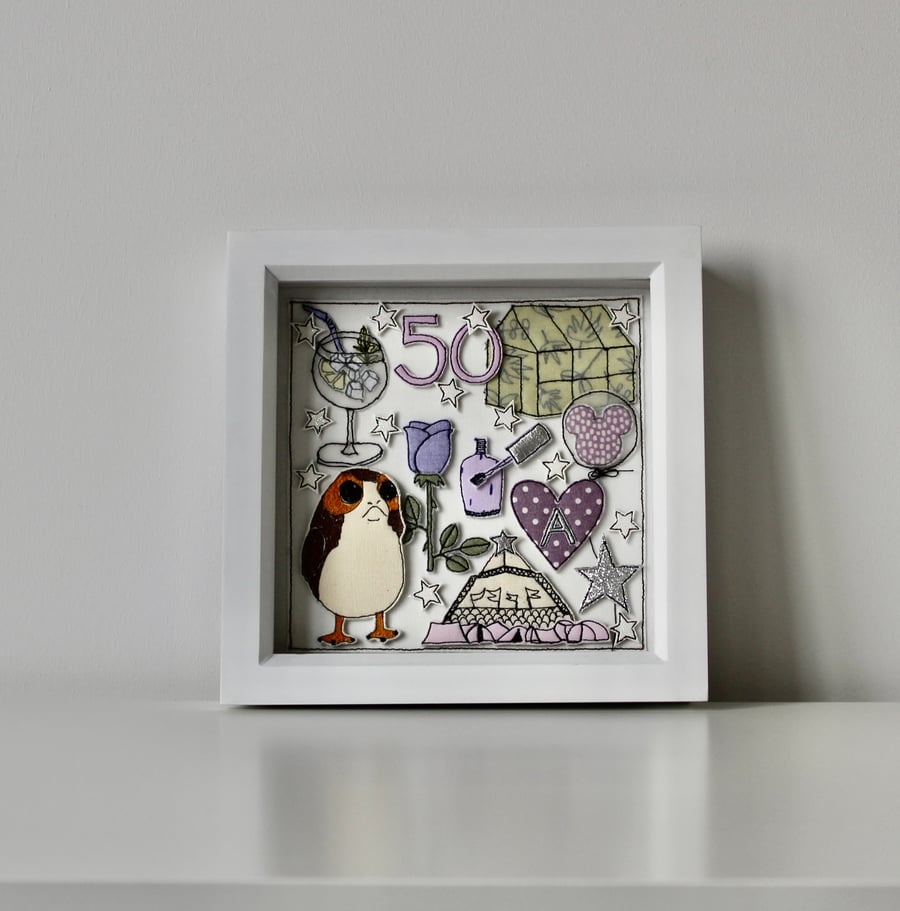 Special Order for Philippa - 'A Special Picture' - Framed Textile