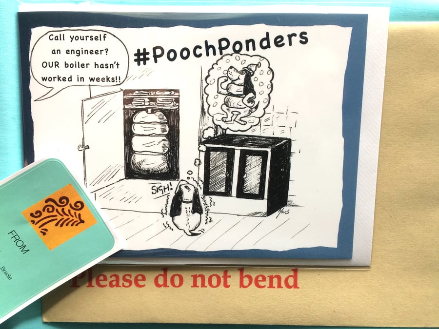 Card- Pooch Ponders Heating