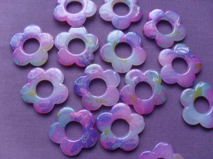Acrylic Flower beads