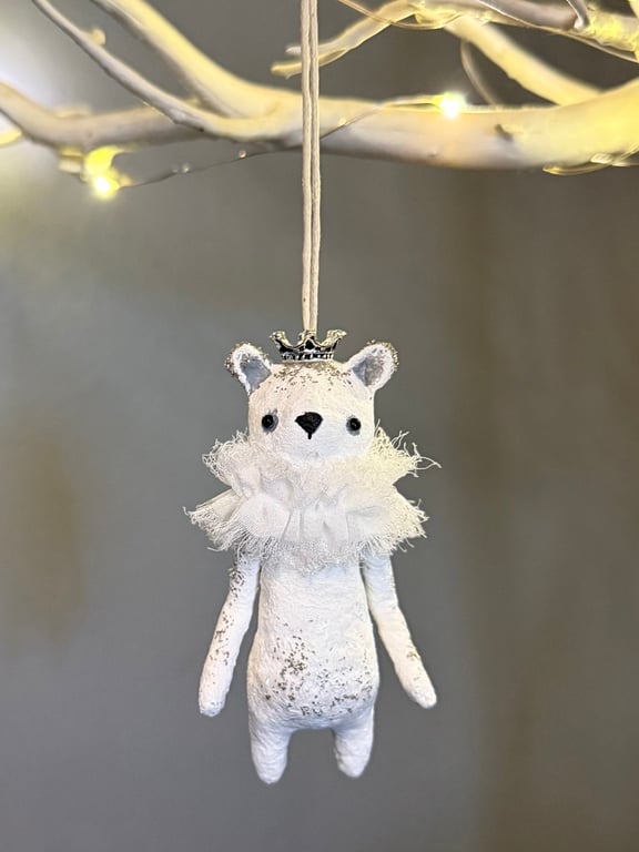 Spun Cotton Christmas Polar Bear Queen 5