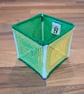 Medium container for office items - green, yellow, white mix - Image 3