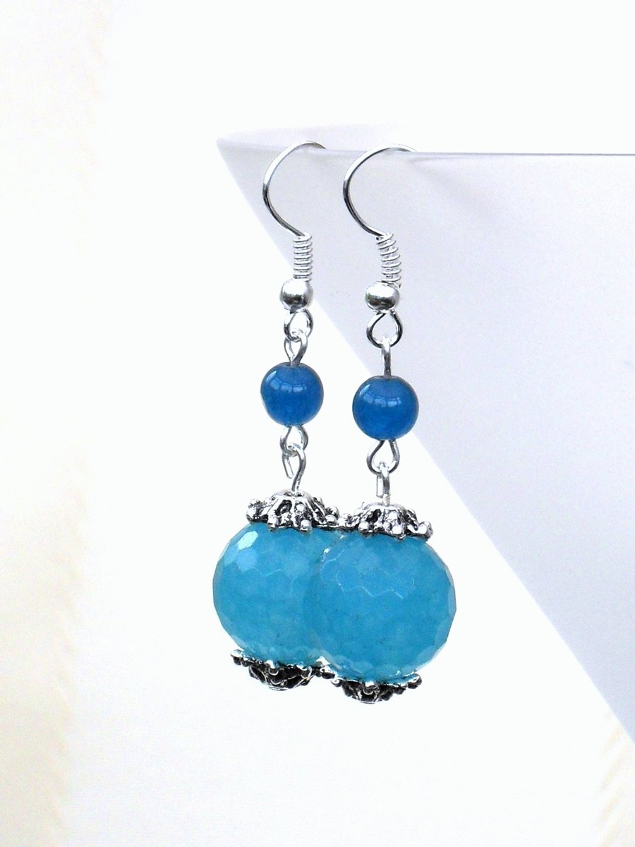  'Double Apatite' Earrings