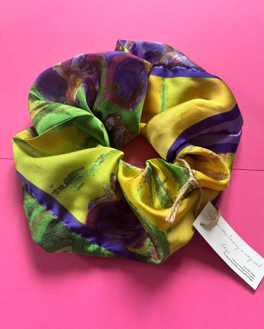 Giant silky hair scrunchie 