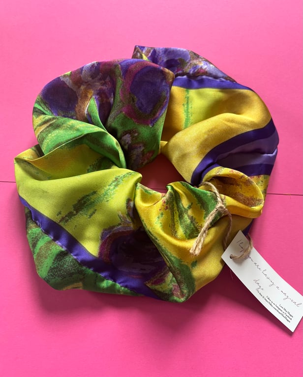Giant silky hair scrunchie 