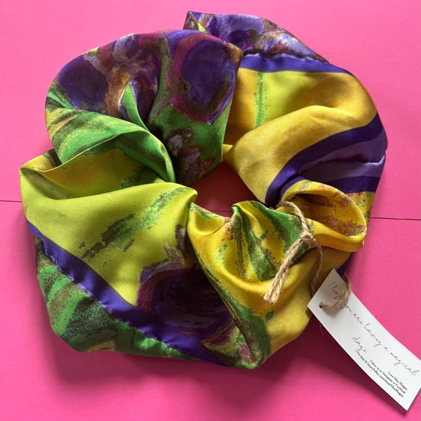 Giant silky hair scrunchie 