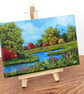 Original Easel Painting "Meadow View" 