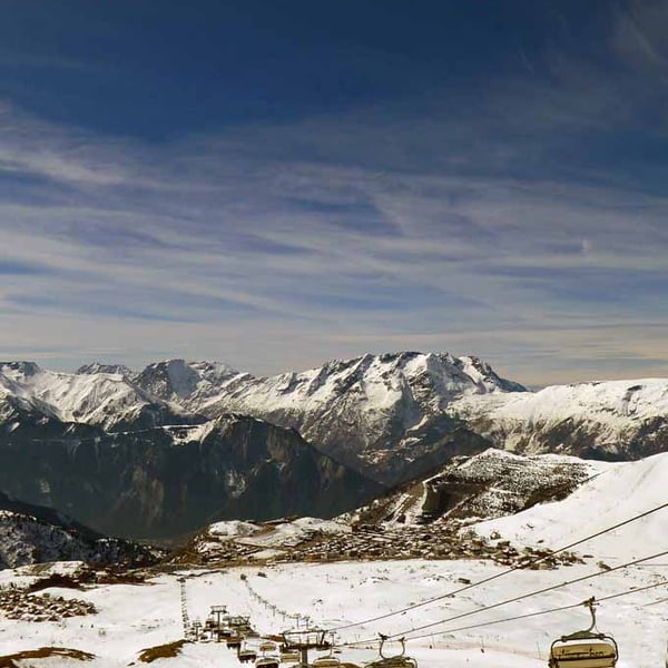 Alpe dHeuz Ski Resort French Alps France Photograph Print