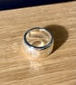 "Napalm" - Heaviest Sterling Silver Ring - 25g - Made To Any Size - 13mm x 3.5mm - Image 7