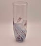 Unique Handmade Blown Glass Stormy Sky Textures Vase - Image 3